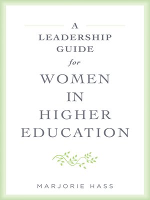 cover image of A Leadership Guide for Women in Higher Education